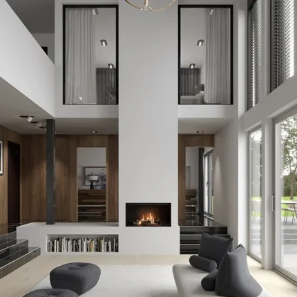 Chimenea de gas MATRIX HYBRID 1050/500 I (Frontal)