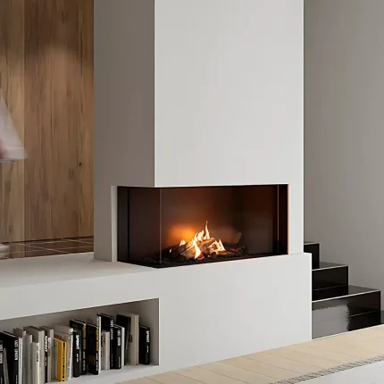 Chimenea de gas MATRIX HYBRID 1050/500 II (Esquinera)