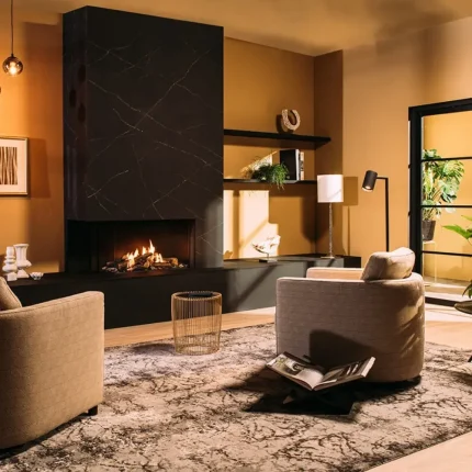 Chimenea de gas MATRIX HYBRID 800/500 II (Esquinera)