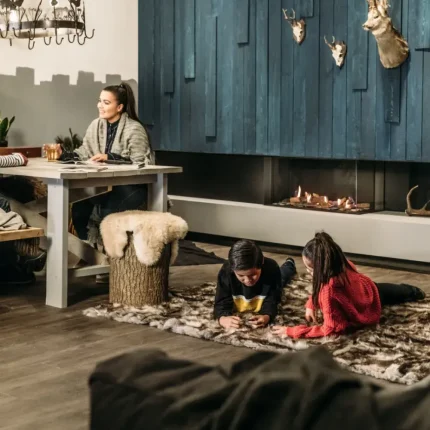 Chimenea de gas MATRIX LINEAR FIRE 800/400 II (Esquinera)