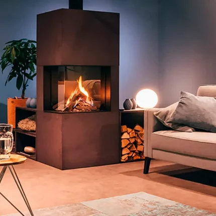 Chimenea de gas MATRIX LOG BURNER 450/650 II (Esquinera)