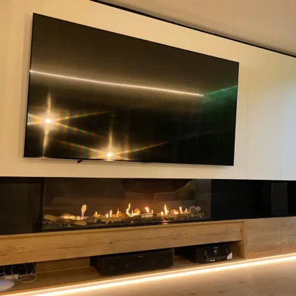 Chimenea de gas PANO 1300 (Doble Corner)