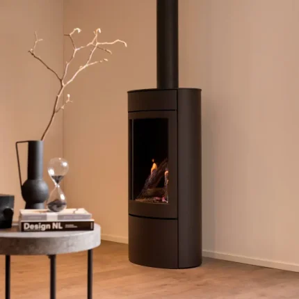 Estufa de gas TALI XL -Frontal (laterales curvos)