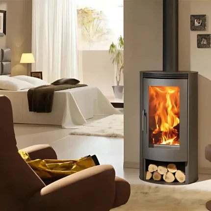 Estufa de leña PANADERO Eco DELTA de 8 kw