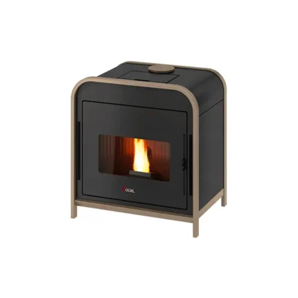 Estufa de pellet FRAME3 UP-TWIN 9kW