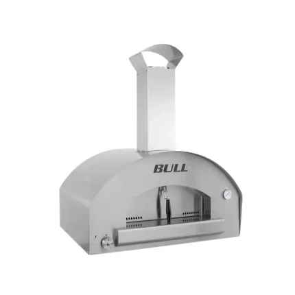 Horno pizza gas BULL extra grande 80x60 sin carrito top en inox
