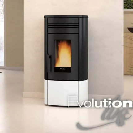 Noris Plus Estufa de pellet canalizada con dos salidas separadas