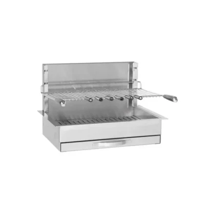 PARRILLA DE ACERO INOX 918.56 EMPOTRADA O INDEPENDIENTE 56CM CON ASADOR ELÉCTRICO