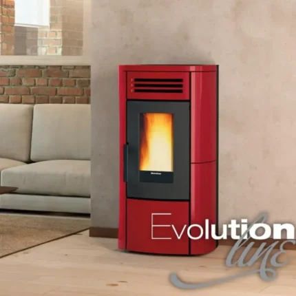 Terry Plus Estufa de pellet canalizada con dos salidas separadas